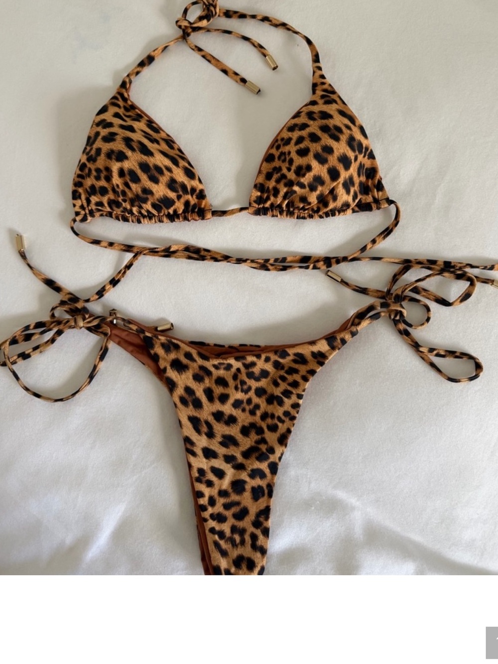 Monday Swimwear Palma top and Palma bottom bikini size M